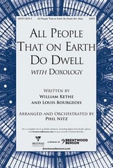 All People That on Earth Do Dwell with Doxology SATB choral sheet music cover